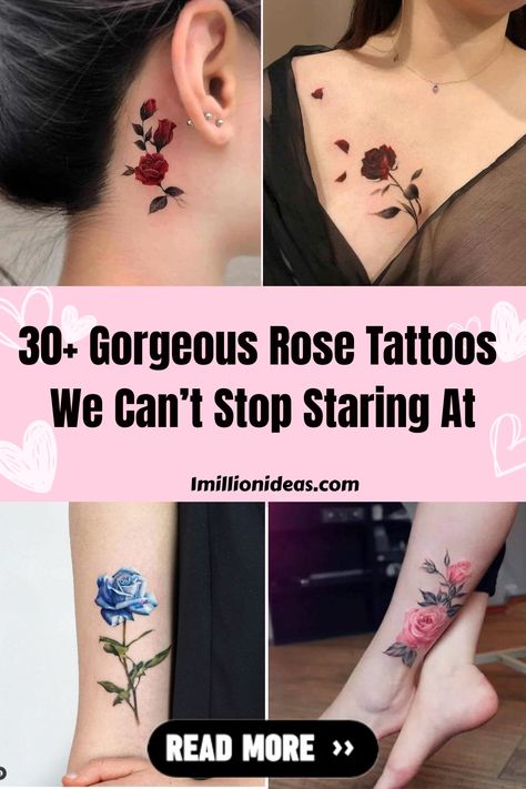 Since the 1930s, roses are not just beautiful flowers but are popular choices for both women and men for a tattoo. But… Rosebud Tattoo, Blue Rose Tattoos, Coral Roses, Growing Roses, Stop Staring, Goddess Of Love, Orange Roses, Just Beautiful, Light Peach