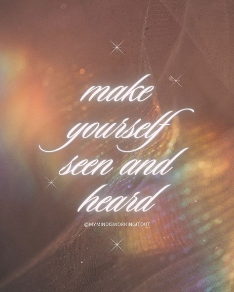 Step into the spotlight of your own narrative – make yourself seen and heard. Your voice matters, your presence is impactful. Break through the barriers of self-doubt, and let your authenticity shine. In a world full of voices, let yours resonate, and in a sea of faces, let yours be recognized. Unleash the power within and leave an indelible mark on the canvas of existence. ✨ 🗣️💜 #JournalingForMentalHealth #MindfulReflections #mentalhealthmatters #mentalhealth #mentalhealthawareness #ment... My Voice Matters, Your Voice Matters, Matter Quotes, 2025 Vision, Vision Boards, Mental Health Matters, Make Yourself, A Sea, Mental Health Awareness