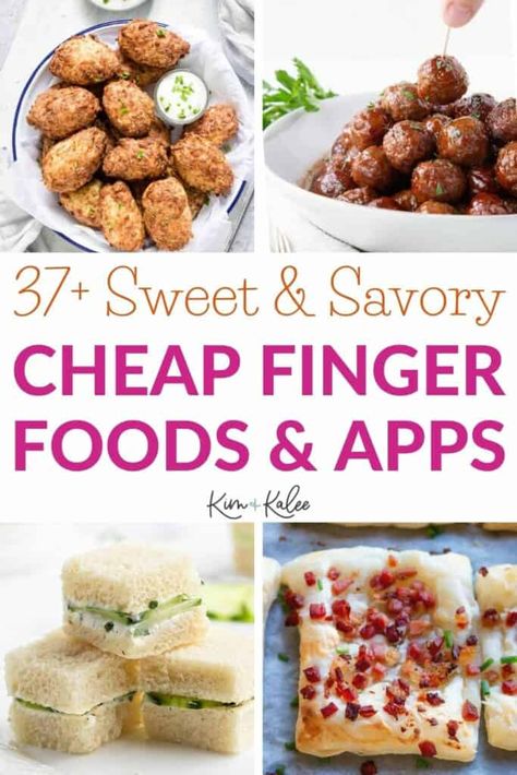 Premade Party Food Ideas, Birthday Food Adults, Church Appetizers Finger Foods, Easiest Finger Foods For Party, Winter Party Food Ideas For Adults, Finger Foods For Tea Parties, Simple Party Finger Foods, Fall Finger Foods For A Crowd, Low Budget Party Food