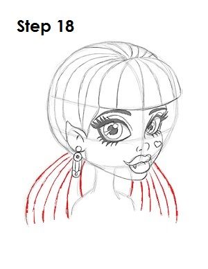 How to Draw Draculaura 18 Face Outline, Cool Tattoo Drawings, Rocky Horror Show, Cartoon Drawing Tutorial, Cartoon Style Drawing, Monster Drawing, Eyes Artwork, Monster High Custom, Monster High Art