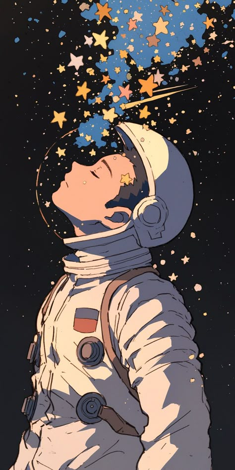 #anime #animewallpaper #phonewallpaper #manga #otaku #japan #mangawallpaper #background astronaut #space Astronaut Anime Art, Astronaut Underwater, Retro Futurism Art, Goose Art, Astronaut In Space, Futurism Art, Astronaut Wallpaper, Space Phone Wallpaper, Astronaut Art