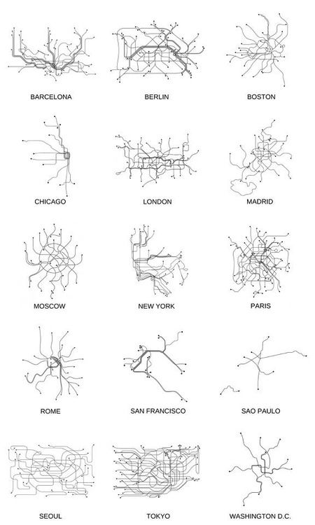 undergrounds; berlin barcelona paris tokyo etc. A Well Traveled Woman, Urban Analysis, Metro Subway, Metro Map, Subway Map, Graphisches Design, Urban Fabric, Architectural Drawing, Diagram Architecture