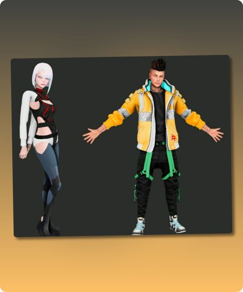 Sims 4 Sim CC: David And Lucy Cyberpunk   Imbratty Sims 4 Cyberpunk Edgerunners, Sims 4 Cyberpunk House, Ts4 Robot Cc, Sims 4 Techwear, Sims 4 Cc Cyberpunk, David And Lucy Cyberpunk, Anime Cc Sims 4, Ts4 Cyberpunk, Sims 4 Cyberpunk Cc