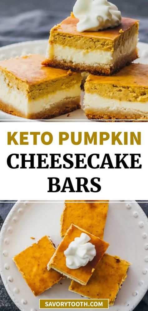 Keto Pumpkin Cheesecake Bars, Healthy Pumpkin Cheesecake Bars, Healthy Pumpkin Cheesecake, Keto Pumpkin Cheesecake, Low Carb Pumpkin Cheesecake, Almond Flour Crust, Almond Crust, Cheesecake Layer, Pumpkin Cheesecake Bars