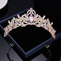 Pink Quince Theme, Quince Crowns, Rose Gold Quinceanera, Crowns And Tiaras, Crystal Crowns, Quinceanera Pink, Pink Sweet 16, Women Birthday Party, Black Tiara