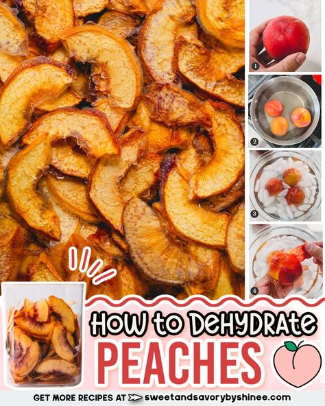 Learn how to dehydrate peaches and preserve summer’s sweetness with this easy-to-follow guide. Dehydrate Peaches, Donut Peach, Dried Peaches, Homemade Trail Mix, Peach Slices, Peach Recipe, Dehydrated Food, Drink Ideas, Trail Mix