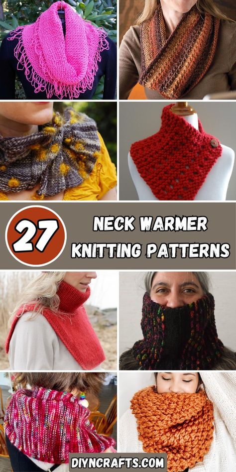 27 Neck Warmer Knitting Patterns Crocheted Neck Warmers Free Pattern, Easy Crochet Neck Warmer, Knit Cowl Pattern Free Neck Warmer, Neck Warmer Knitting Pattern Free, Crochet Cowl Free Pattern Neck Warmer, Knitted Neck Warmer Free Pattern, Neck Warmer Knitting Pattern, Knitted Neck Warmer, Infinity Scarf Knitting Pattern