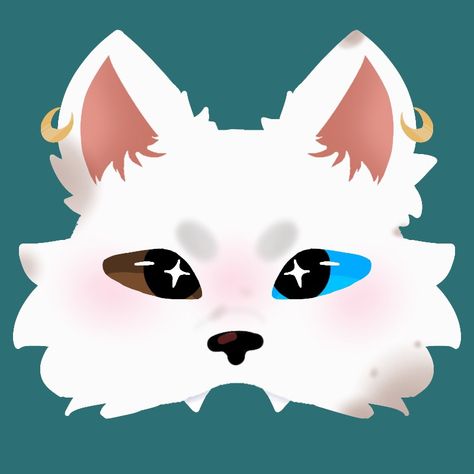 Artic Fox Therian Mask Ideas, Wolf Therian Mask Ideas, Fox Therian Mask Ideas, Fox Mask Ideas, Therian Fox Mask Ideas, Therian Mask Ideas Wolf, Artic Fox Therian Mask, Arctic Fox Drawing Cute, Therian Mask Fox Ideas