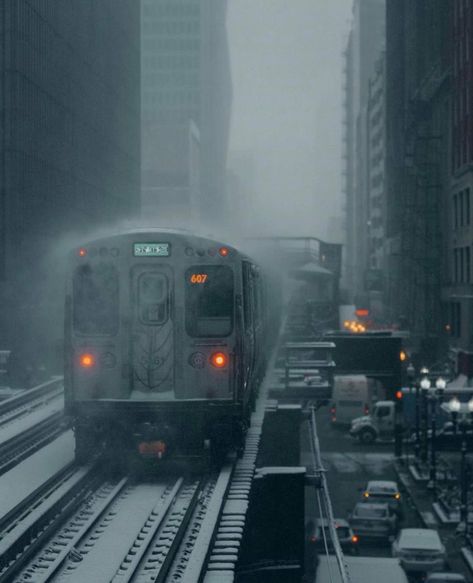 New York City Streets, Architecture Photography Buildings, Chicago Aesthetic, Urban Design Architecture, New York Night, Winter City, Dark City, Living Modern, Chicago Architecture