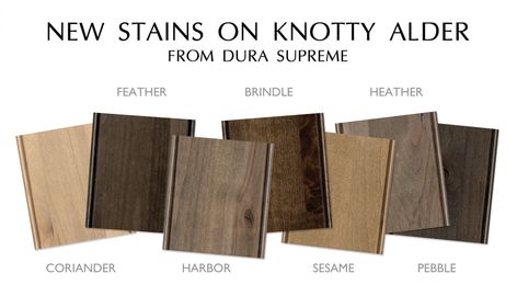 Brown Wood Kitchen Cabinets, Alder Wood Stain Colors, Knotty Alder Stain Colors, Stain On Knotty Alder, Alder Stain Colors, Brown Wood Kitchen, Knotty Alder Stain, Knotty Alder Kitchen Cabinets, Knotty Alder Kitchen