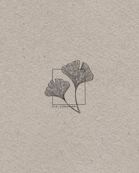 Elizabeth Forsman on Instagram: “Gingko . Available to purchase, Please don’t use any of my designs without consulting me . . #gingko #leaf #leafdrawing #linework…” Line Art Tattoos, Discreet Tattoos, Real Tattoo, Best Tattoo Designs, Dream Tattoos, Art Tattoos, Tattoo Set, Online Group, Simplistic Tattoos