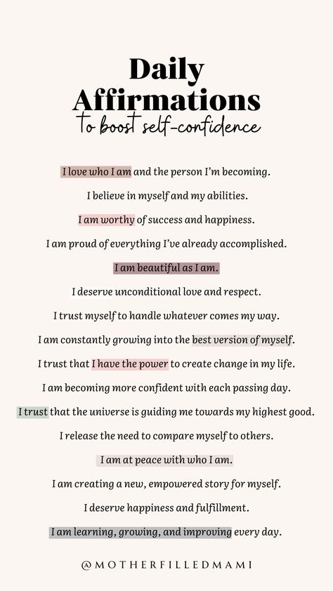 #positivedailyaffirmations #dailyaffirmations #motivationalaffirmations #affirmations #confidence #speaknicelytoyourself #selfconfidence #selfimprovement #selfgrowth Confident Affirmations, Positive Daily Affirmations, Affirmations Confidence, Confidence Affirmations, Healing Affirmations, Spiritual Love, Writing Therapy, Daily Positive Affirmations, Positive Self Talk