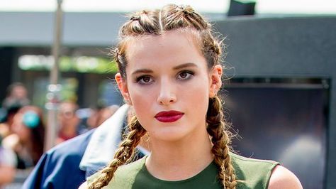 Bella Thorne comes out as bisexual after kissing her brother's ex on Snapchat French Braids Front View, Bella Thorne Style, Plait Braid, Two French Braids, Different Braids, French Braids, Beautiful Braided Hair, Glamour Uk, Hairstyle Inspiration