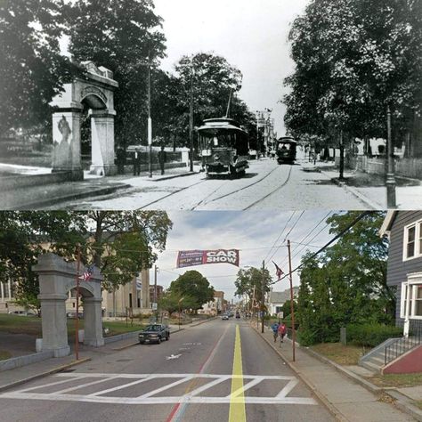 Jenks Park at Central Falls Rhode Island in 1901 Cranston Rhode Island, Train Pictures, Rhode Island, Street View, Train, History