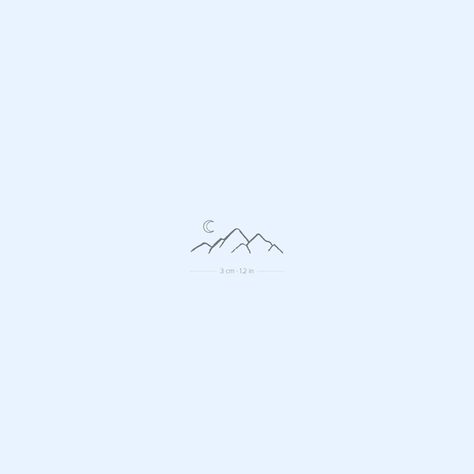 Minimalist Mountain Semi-Permanent 2-Week Tattoo (Set of 2) Tiny Tattoo Mountain, Horizontal Fine Line Tattoo, Mountain Fineline Tattoo, Fineline Mountain Tattoo, Mini Mountain Tattoo, Mountain Tattoo Simple Minimalist, Banff Tattoo, Stardust Tattoo, Moutain Tattoos