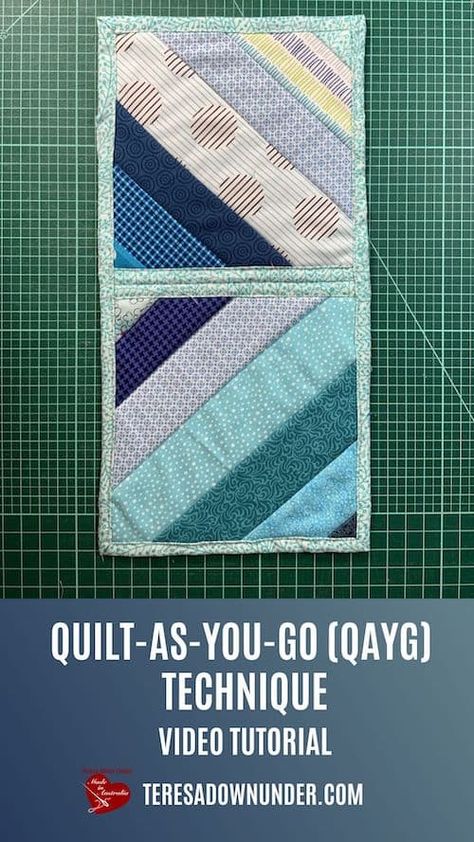 Qayg Without Sashing, Quilt As You Go Without Sashing, Crumb Quilting, Simple Quilts, Crumb Quilt, Sewing Machine Quilting, Quilting Board, Scrappy Quilt Patterns, Quilting Videos