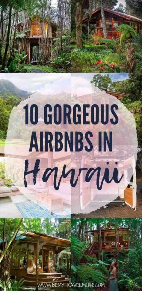 Here are 10 of the most beautiful Airbnbs you can find in Hawaii. If you want to have a unique accommodation experience when traveling in Hawaii, this list is for you. See beautiful treehouses, cabins, and cottages and use this list to help plan your trip to Hawaii now. #Hawaii Local Hawaii Style, Unique Accommodation, Hawaii Vacation Tips, Hawaii Trip Planning, Hawaii Packing, Hawaii Islands, Kauai Travel, Inspiring Places, Trip To Hawaii