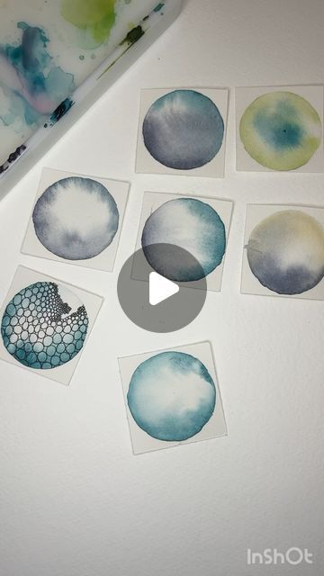 Amy Maricle on Instagram: "Once you get going with circles, or repeating any theme- it’s gives a wonderful platform on which to explore. 

#mindfulartstudio #createwithamym #inchiechallenge #inchiechallenge2024 #smallart #tinyart #inchies #danielsmithwatercolors #lamysafari" Magic Circle Art, Amy Maricle, Slow Drawing, Watercolor Doodles, Drawing Patterns, Mindful Art, Circular Art, Watercolor Circles, Circle Art