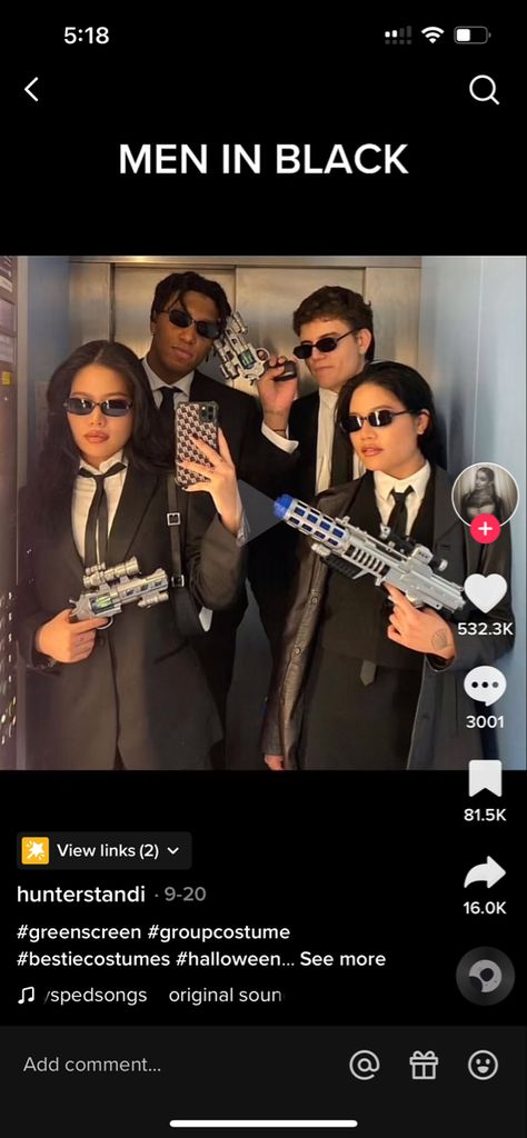 Black Halloween Costumes, Classy Halloween Costumes, Matching Halloween Costumes, Halloween Party Outfits, Bond Girls, Matching Halloween, Men In Black, Group Costumes, Group Halloween Costumes