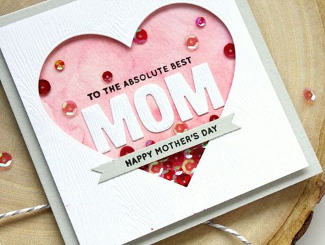 Mother's Day Card Absolute Best Mom Handmade Cards Mothers Day, Mothers Day Cards Handmade Beautiful, Happy Mothers Day Cards Handmade, Paper Cards Diy, Mothers Day Cards Craft, Handmade Paper Cards, Creative Mother's Day Gifts, Mother's Day Gift Card, Tulips Card