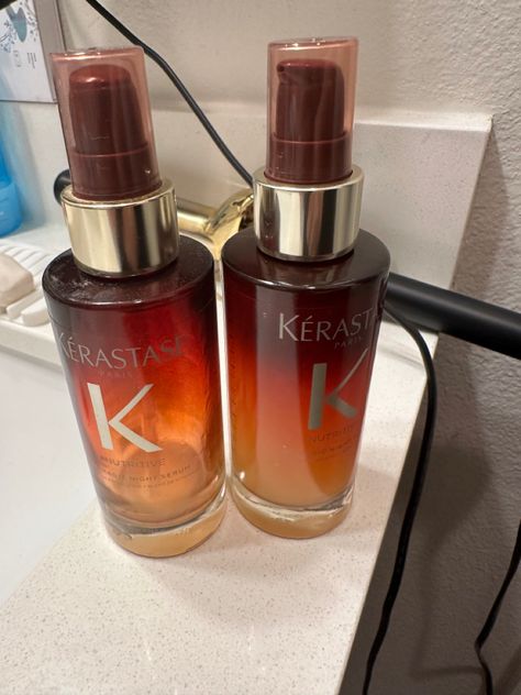 Kerastase Magic Night Serum Kerastase Night Serum, Kerastase Serum, Healthy Hair Routine, Night Serum, Hair Routines, Hair Care Routine, Face Products Skincare, Black Girls Hairstyles, Body Wash