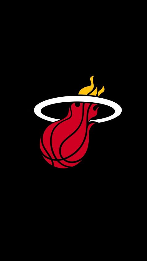 Miami Heat Logo Wallpapers, Miami Heat Wallpaper Iphone, Miami Hear, Miami Heat Wallpaper, Heat Wallpaper, Logo Basket, Nba Logos, Miami Heat Logo, Michael Jordan Art