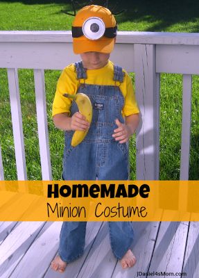 Homemade Minion Costume Homemade Minion Costume, Homemade Minion Costumes, Minions Kids, Minion Costume, Minion Pumpkin, Renew Your Mind, Crazy Hat, Happy Birthday Minions, Minion Costumes