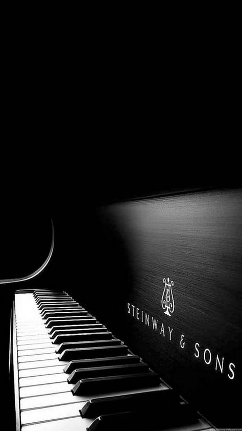 Steinway And Sons Black Piano iPhone 6 Plus HD Wallpaper Music Wallpaper Hd, Piano Photography, Arte Jazz, Steinway Piano, Iphone Music, Black Piano, Music Wallpaper, The Piano, Sound Of Music