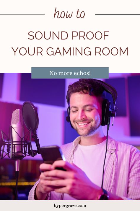 Sound proofing your gaming setup is important to not have unwanted sounds come through your microphone. Also, your gaming room won't sound like a concert for any roommates you have. check out our article to learn different methods of sound proofing your gaming room. Ultimate Gaming Room, Gaming Room Setup Ideas, Gamers Room, Room Setup Ideas, Gaming Room Ideas, Gamer Room Decor, Gaming Room Setup, Setup Ideas, Gamer Room