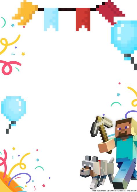 Mine Your Way to Fun! Free Minecraft Birthday Invitations Inside! Check more at https://www.fridf.com/minecraft-birthday-invitations/ Minecraft Party Invitations, Minecraft Party Ideas, Minecraft Invitations, Minecraft Birthday Invitations, Leo Birthday, Minecraft Birthday, Minecraft Party, Birthday Invitations, Party Invitations