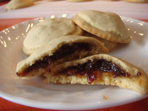 Date Cookies Filled, Date Filled Cookies, Mincemeat Cookies, Raisin Filled Cookies, Date Cookies, Filled Cookies, Raisin Cookies, Xmas Cookies, Holiday Cooking