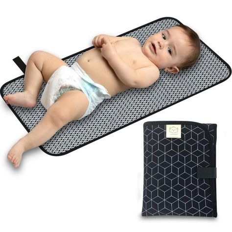 Portable Diaper Changing Pad - Waterproof Foldable Baby Changing Mat - Travel Diaper Change Mat - Lightweight Changing Pads for Baby - Baby Changer - Machine Washable - Small Changing Pad Baby Changer, Travel Changing Pad, Portable Changing Pad, Diaper Changing Station, Change Mat, Baby Changing Pad, Baby Changing Mat, Baby Washcloth, Diaper Changing Pad