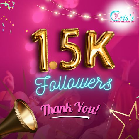 Thank You for 1.5K Followers! 🌟
#CrissCleaningServices #ThankYou #Followers #CleaningExcellence 1.5k Followers Thank You, Download Cute Wallpapers, Photo Art Gallery, 5k Followers, Cleaning Service, Cute Wallpapers, Photo Art, Art Gallery, Thank You