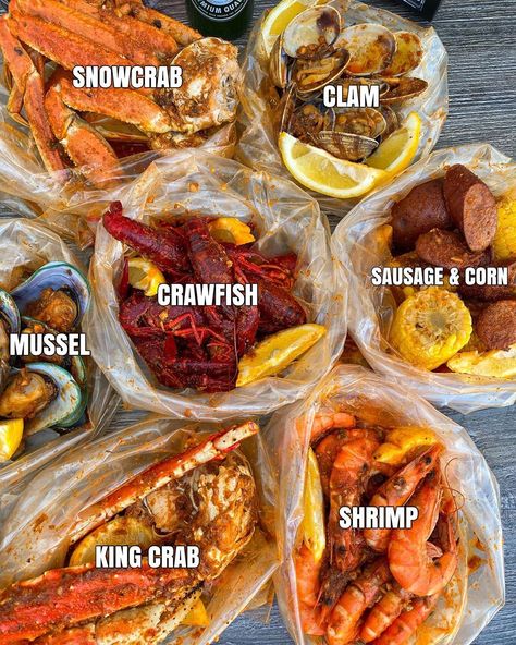 Crawfish Boil Party, Cajun Seafood, Sunny Sunday, Crawfish Boil, Arte Grunge, King Crab, Grilled Seafood, Seafood Boil, Food Cravings