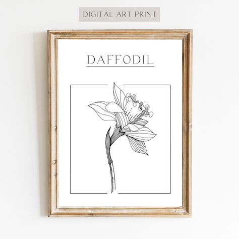 Daffodil tattoo