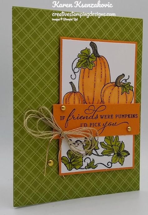 Fall Cards Handmade, Thanksgiving Cards Handmade, Good Thursday, Autumn Cards, Pretty Pumpkins, Pumpkin Cards, Bee Cards, Card Board, Thursday Morning