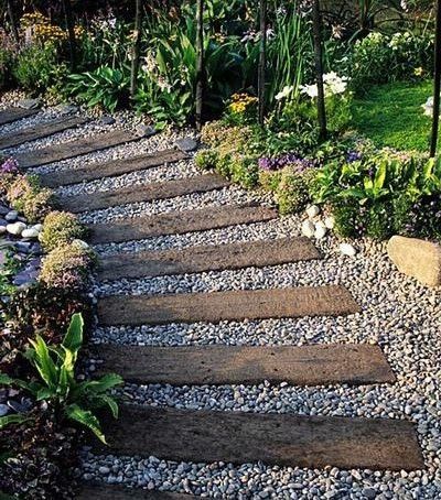 Consejos de diseño para caminos de jardín Front Yards Diy, Garden Front Of House, Front Yards Curb Appeal, Front Door Makeover, Trendy Diy, Gravel Garden, Garden Walkway, Easy Landscaping, Landscape Edging