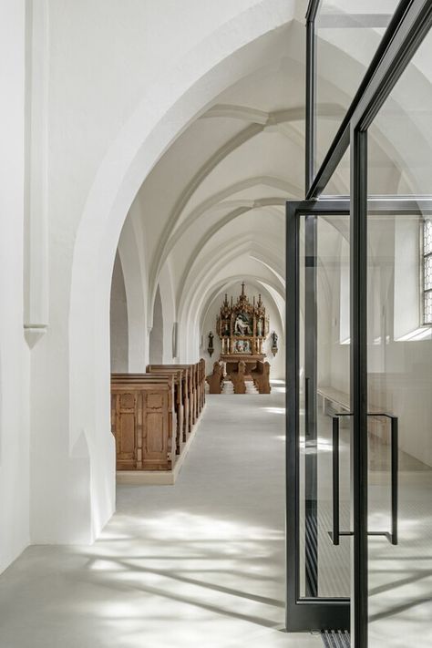 Gallery of Opening Up / Neo-Gothic Architecture Meets Modern Minimalism - 12 Neo Gothic Interior Design, Modern Gothic Architecture, Gothic Revival Interior, Gothic Architecture Interior, Gothic Interior Design, Neo Gothic Architecture, Gothic Interior, Neo Gothic, Modern Gothic