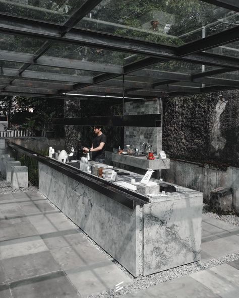 Home / X Brutalism Interior, Industrial Coffee Shop, Coffee Shop Counter, Steel Restaurant, Cafe Exterior, Mini Cafe, Industrial Cafe, Cafe Concept, Architectural Art