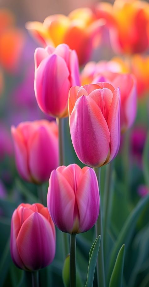 Spring Pink Wallpaper, Pink Wallpaper Tulips, Tulips Hd Wallpaper Iphone, Flowers Wallpaper Tulips, Tulips Wallpaper With Sunset, Tulips Garden Wallpaper, Pretty Phone Wallpaper, Wallpaper Nature Flowers, Spring Wallpaper