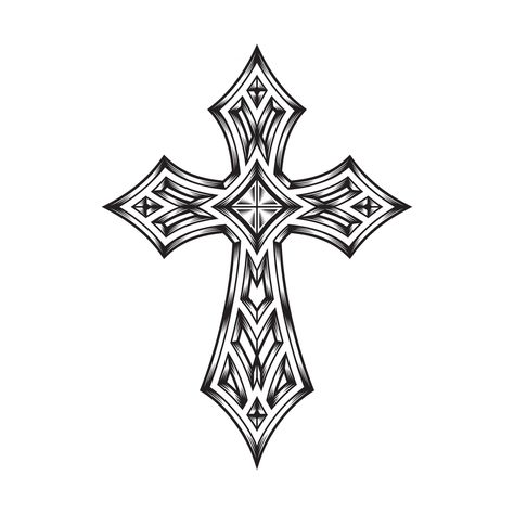 Download the Ornamented Heraldic Cross 2423571 royalty-free Vector from Vecteezy for your project and explore over a million other vectors, icons and clipart graphics! Cross Drawing, Celtic Cross Tattoos, Cross Tattoo For Men, Cross Vector, Cross Tattoo Designs, Cross Art, Free Art Prints, Cross Tattoo, Christian Cross