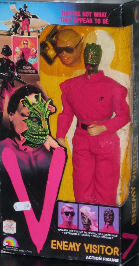 V Enemy Visitor - action figure (LJN, 1984) V Tv Show, 90's Toys, Final Battle, 80s Toys, Cult Movies, The Day After, Sci Fi Movies, Retro Toys, Classic Tv