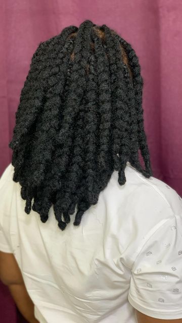 Fluffy Braids Hairstyles, Very Short Natural Hair, Marly Twist, Fluffy Braids, Black Hair Protective Styles, Natural Hair Flat Twist, Healthy Black Hair, Braids Curls, Best Hair Stylist