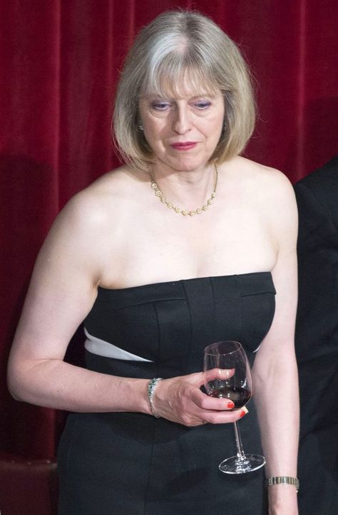 Theresa May Strapless | Imbound PM Theresa May has attracted as much praise for ... Teresa May, Beautiful Aged Women, Beautiful Gray Hair, Black Bustier, Theresa May, Beautiful Love Pictures, Lovely Legs, Over 50 Womens Fashion, Beauty Women