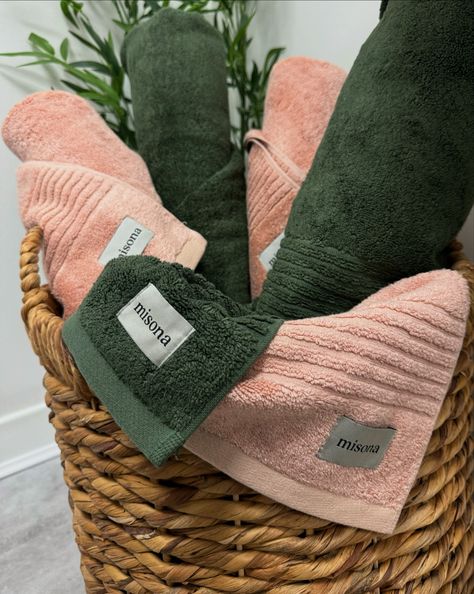 We love this colour combo🩰🫒 Our blush pink and khaki ultrasoft bamboo towels compliment each other so well, don’t you just love it🤍 Bamboo Towels, Colour Combo, July 15, Color Combos, Just Love, Our Love, Blush Pink, Love It, Towels