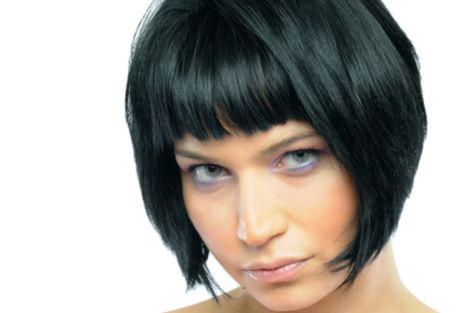 Permanent Hair Dye Colors, Layered Hair With Bangs, Colour Hair, Bob Haircut With Bangs, Permanent Hair Dye, Bob With Bangs, Short Bob Haircuts, Haircut And Color, Short Pixie Haircuts