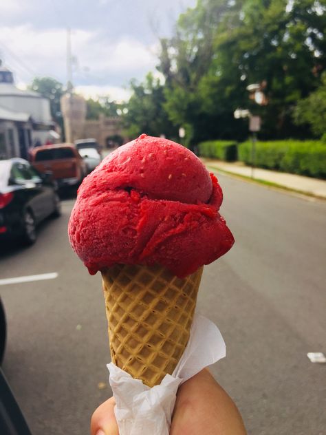 Red Ice Cream Aesthetic, Summer Sketchbook, Red Widget, Ice Cream Aesthetic, Pretty Gold Necklaces, Girly Pop, Love Ice Cream, Cream Aesthetic, Pink Foods