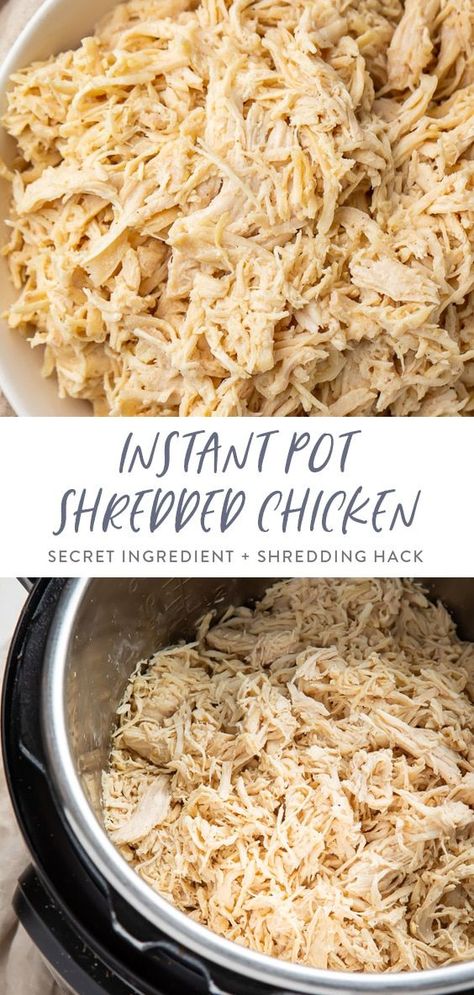 Shredded Chicken Pressure Cooker, Easiest Way To Cook Chicken, Instant Pot Shredded Chicken, Way To Cook Chicken, Easy Shredded Chicken, Make Shredded Chicken, Meal Rotation, Chicken Thigh Recipes Oven, Shredded Chicken Recipes