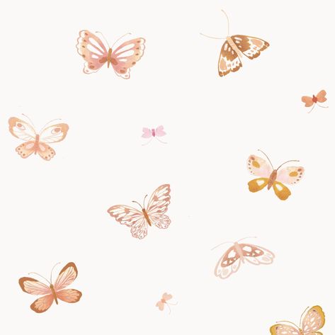 Novee Wallpaper – Project Nursery Baby Trends, Toddler Comforter, Whimsical Butterfly, Glider Rocker, Bedroom Walls, Color Scale, Twin Comforter, Girls Nursery, Kids Bedrooms