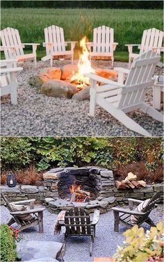 Fire Pit Kits, Outdoor Fire Pit Ideas, Outdoor Fire Pit Area, Fire Pit Kit, Metal Fire Pit, Fire Pit Landscaping, Cool Fire Pits, Wood Fire Pit, Fire Pit Furniture